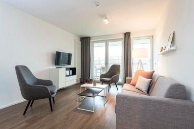 Apartmentvilla Anna See - Top Ferienapartment in Strandnähe mit toller Loggia, zwei Bädern & Sauna im Haus