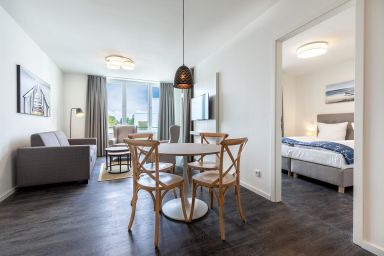 Godewindpark Travemünde - Hochwertiges Apartment in Ostseenähe mit sonniger Loggia und hauseigenem SPA