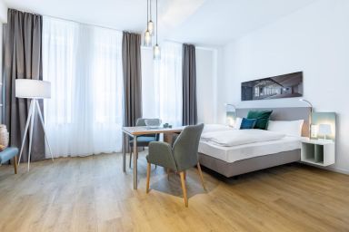 Ferienapartments am Krusespeicher - Schickes 1-Zimmer Apartment in bester Hafenlage für den Städtetrip nach Wismar