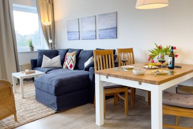 Haus Nordseebrandung - B3.2 - Familienfreundliche Ferienwohnung mit Balkon und Meerblick in Cuxhaven Sahlenburg