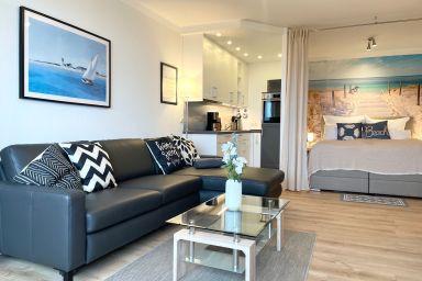 Strandhochhaus Sahlenburg - SHH3 - Traumhafte Ferienwohnung mit Meerblick, Schwimmbad und Sauna