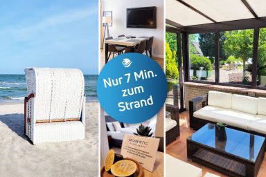 Strandnahe Ferienwohnung - sehr modern und hochwertig, Gartenzugang & Fahrradunterstellplatz - Ostsee Ferienwohnung - Gemütlich und modern in Strandnähe