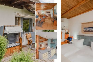 Kreativhaus am See - Freistehendes Ferienhaus in Heringsdorf mit großem Garten & Platz für 8 Gäste