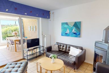 Marienleuchte - Ferienhaus MeerLUST für 4 Personen und Hund mit Kamin & Garten - Strandnah!