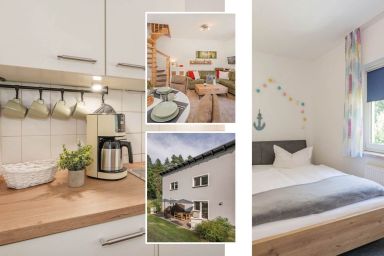 DHH Emil - Gemütliche Ferienwohnung im Grünen, mit Sauna und Garten