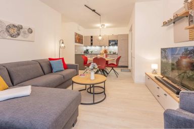 Ferienwohnung SonnenReich - Moderne Ferienwohnung in Kölpinsee mit Balkon – nur 600 m vom Strand entfernt