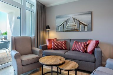 Godewindpark Travemünde Deluxe-Suite 2.17 - Großzügiges, sonnendurchflutetes Apartment mit Loggia – ideal für Familien