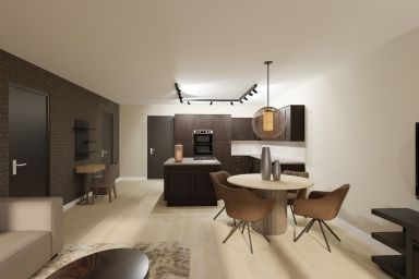 Portside - Wellness mit Hafen-Panorama: Ihr exklusives Apartment für 2 Personen mit privater Sauna