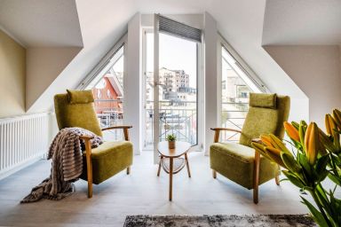 Haus Kattegat - Apartment für 2 Personen + Schlafsofa (bis 3 Pers.) - Das Herz von Büsum im Visier