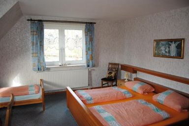 Ferienwohnung in beliebtem Gästehaus mit Fahrradverleih in ländlicher Gegend