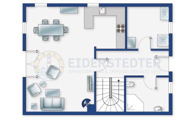 Haus Badallee 9a - Haushälfte 9a Min Hus (ID 374)