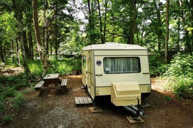 DDR KULTWOHNWAGEN DIREKT AM STRAND - Nonnevitz auf Rügen - DDR KULTWOHNWAGEN 1