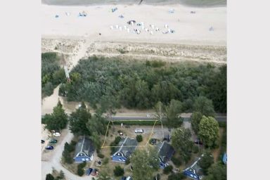 Blaues Strandhaus hinter der Düne - 1. Reihe, 20m zum Strand - Blaues Strandhaus hinter der Düne - 1. Reihe