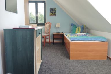 Gästehaus   EJS e.V.  Eggesin - Einzelzimmer (Zim. 25) mit Aufbettung